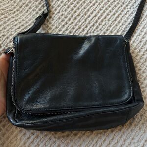 Margot black leather bag